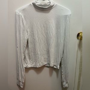 Stretchy cotton turtle neck